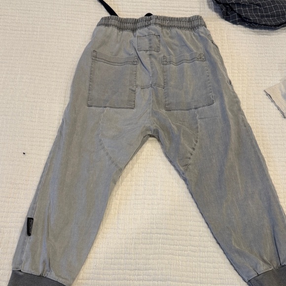 Nununu Light Gray Kids Joggers with Skull Design - Picture 5 of 5